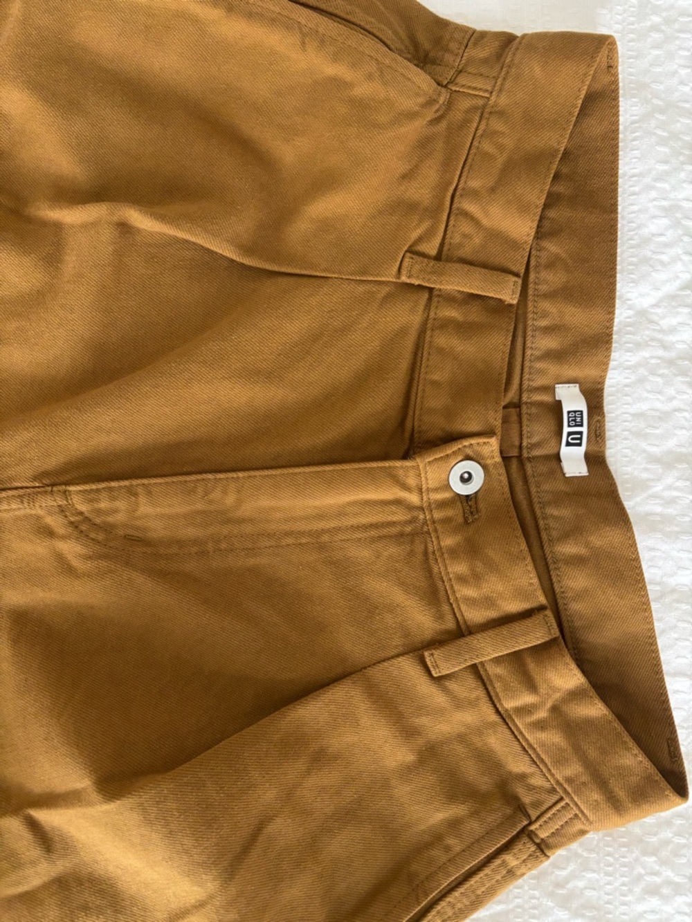 UNIQLO 100% Cotton pants in Caramel Brown - Picture 3 of 6
